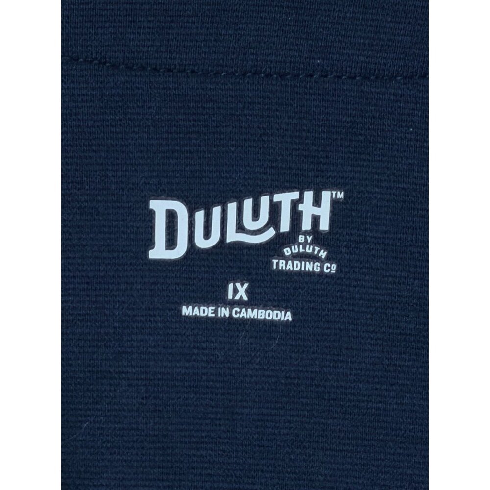 Duluth Trading Co Women’s Navy Ponte Knit Tunic Pockets Size IX - Picture 3 of 11